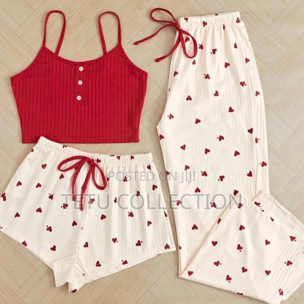3pcs Pajamas Sets for Ladies - thumbnail 3