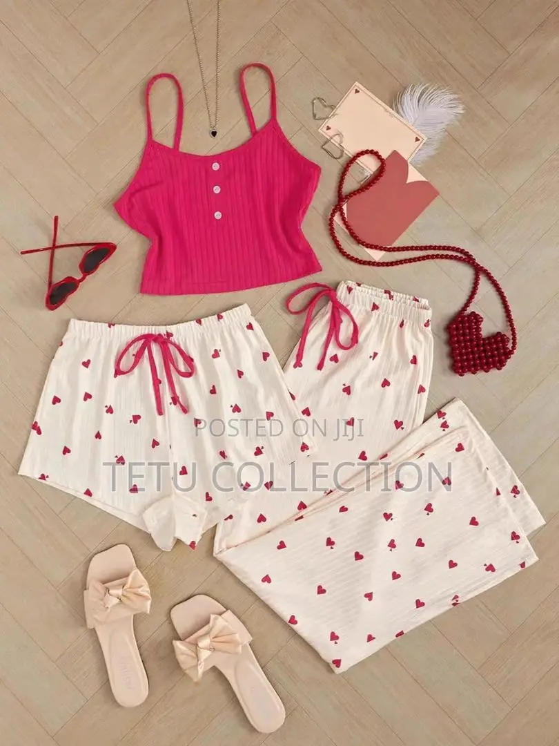 3pcs Pajamas Sets for Ladies