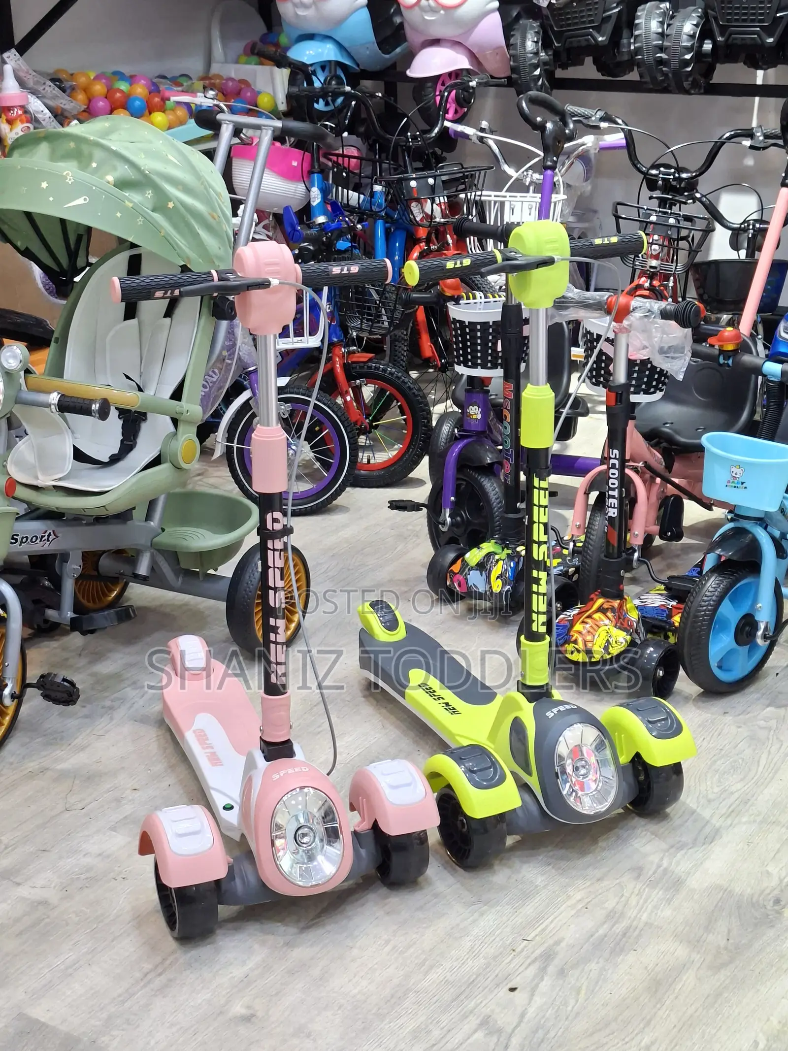 Scooter Pink Kids Light