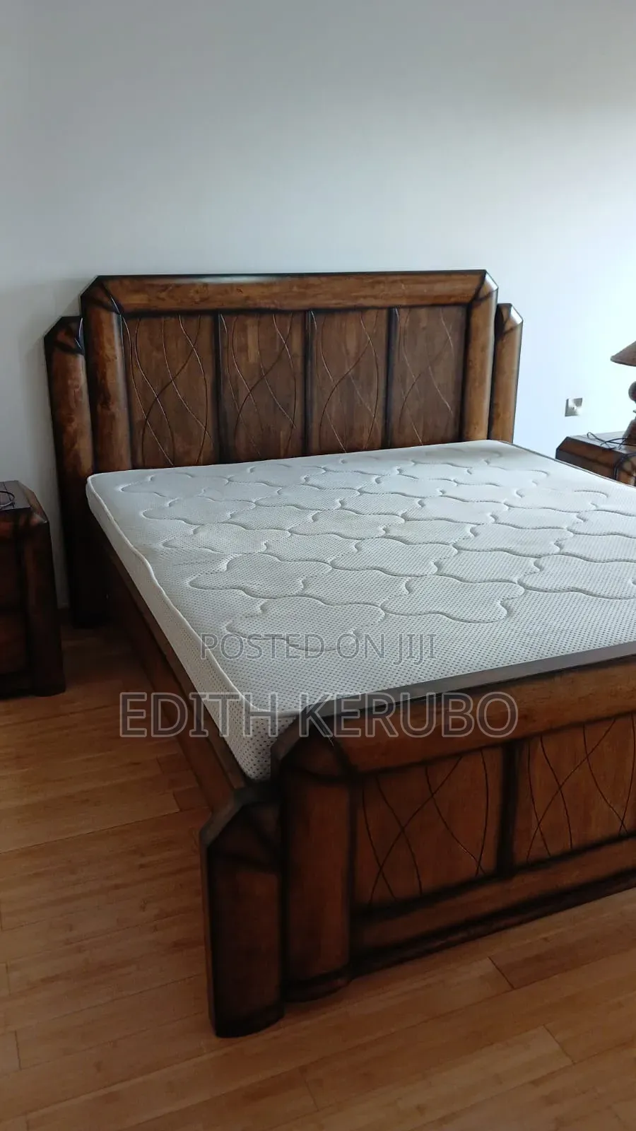 6 by 6 Bed With Mattress