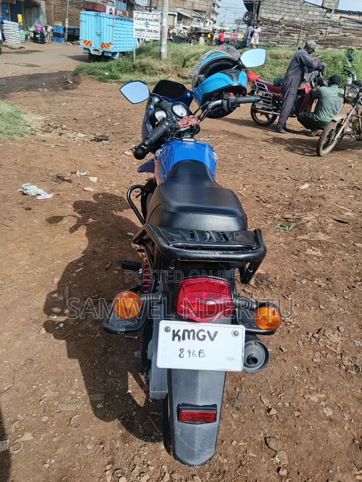 New TVS HLX Plus ES 2025 Blue