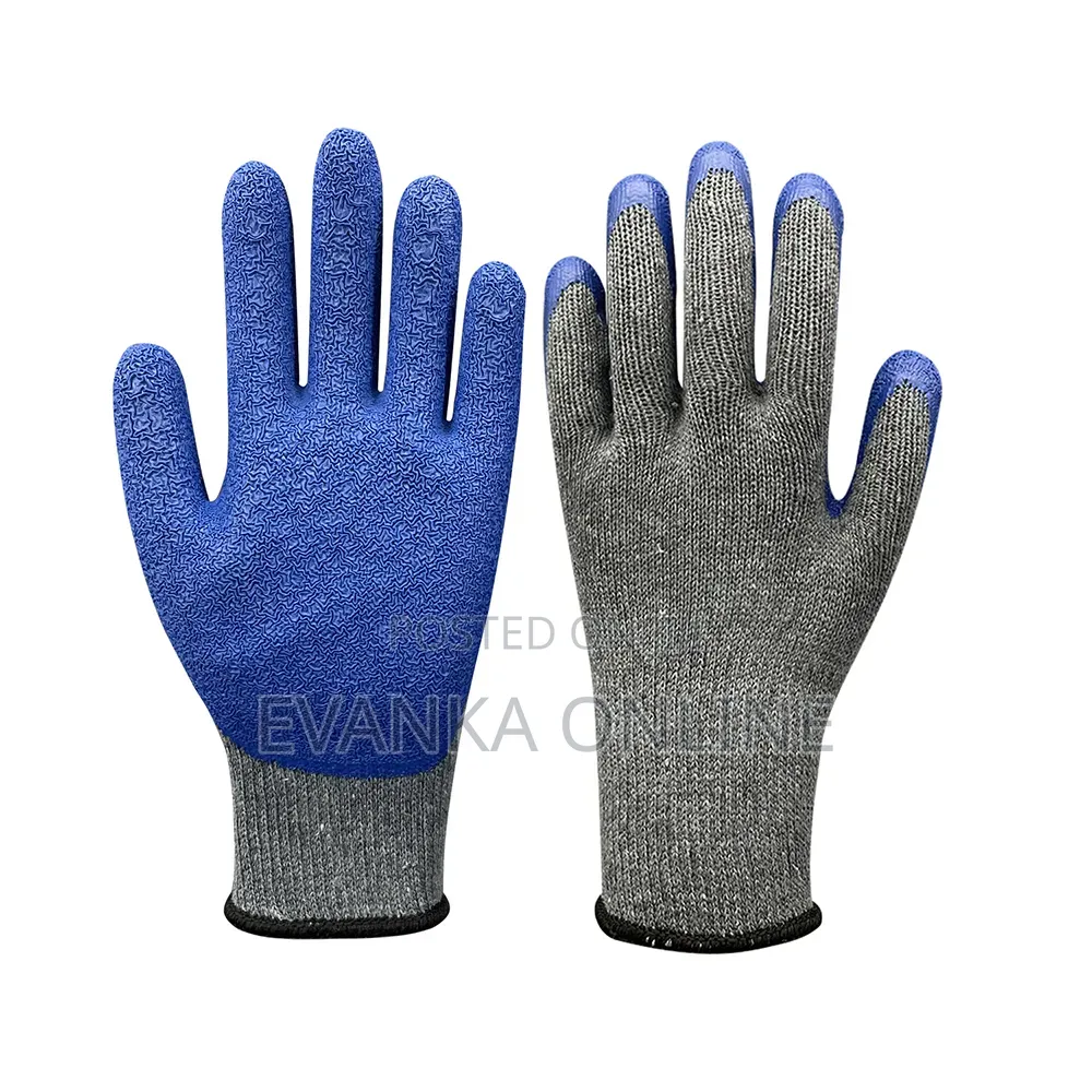 Diamond Grip Gloves, Rubber Cotton Gloves