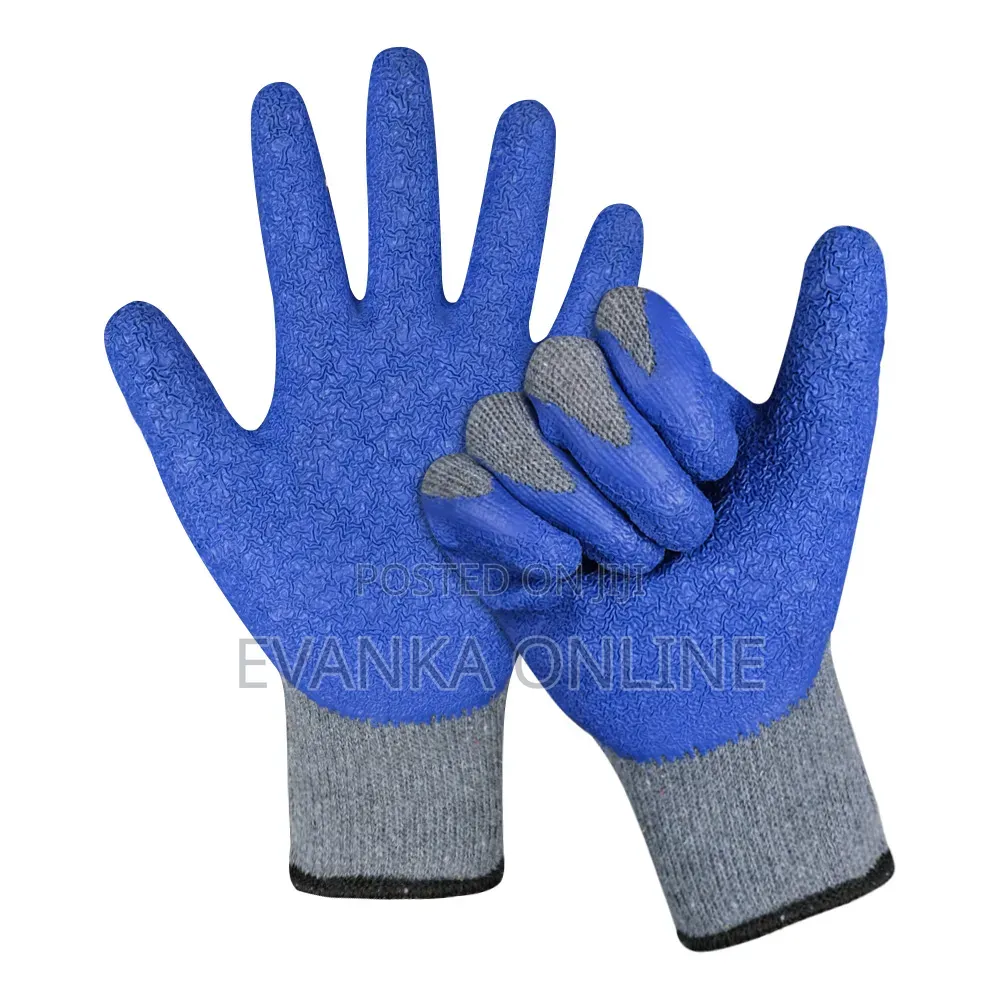Diamond Grip Gloves, Rubber Cotton Gloves
