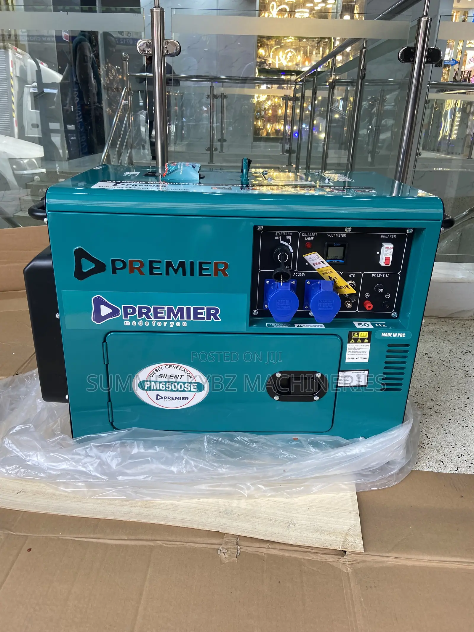 Premier Pm6500se Silent Diesel Generator (6.5kva)