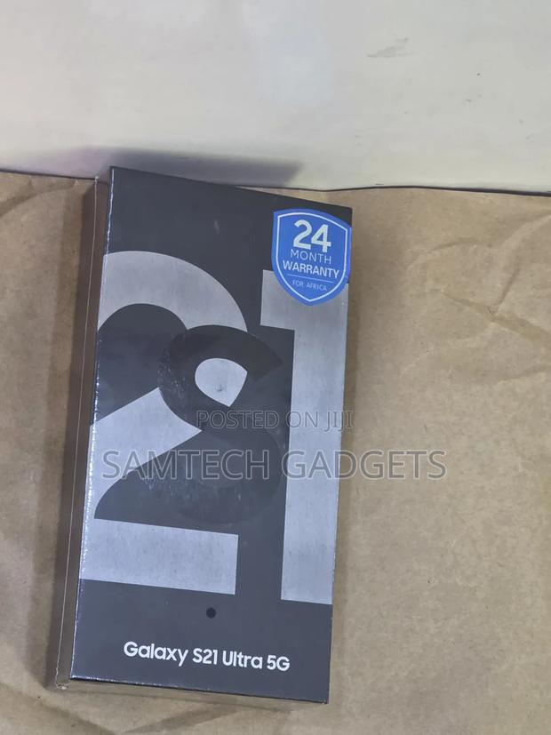New Samsung Galaxy S21 Ultra 5G 256 GB Silver - thumbnail 2