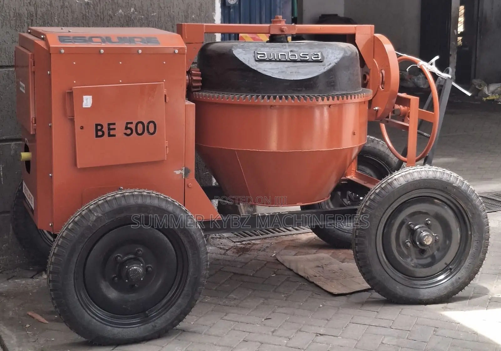 Esquire Be 500l Concrete Mixer Belt Driven