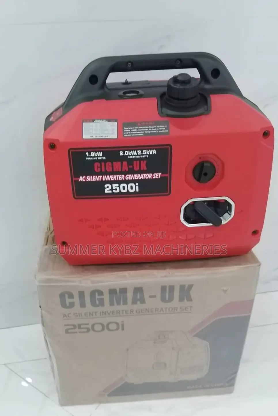 Cigma-Uk 2500i Ac Silent Inverter Generator (2.5kw)