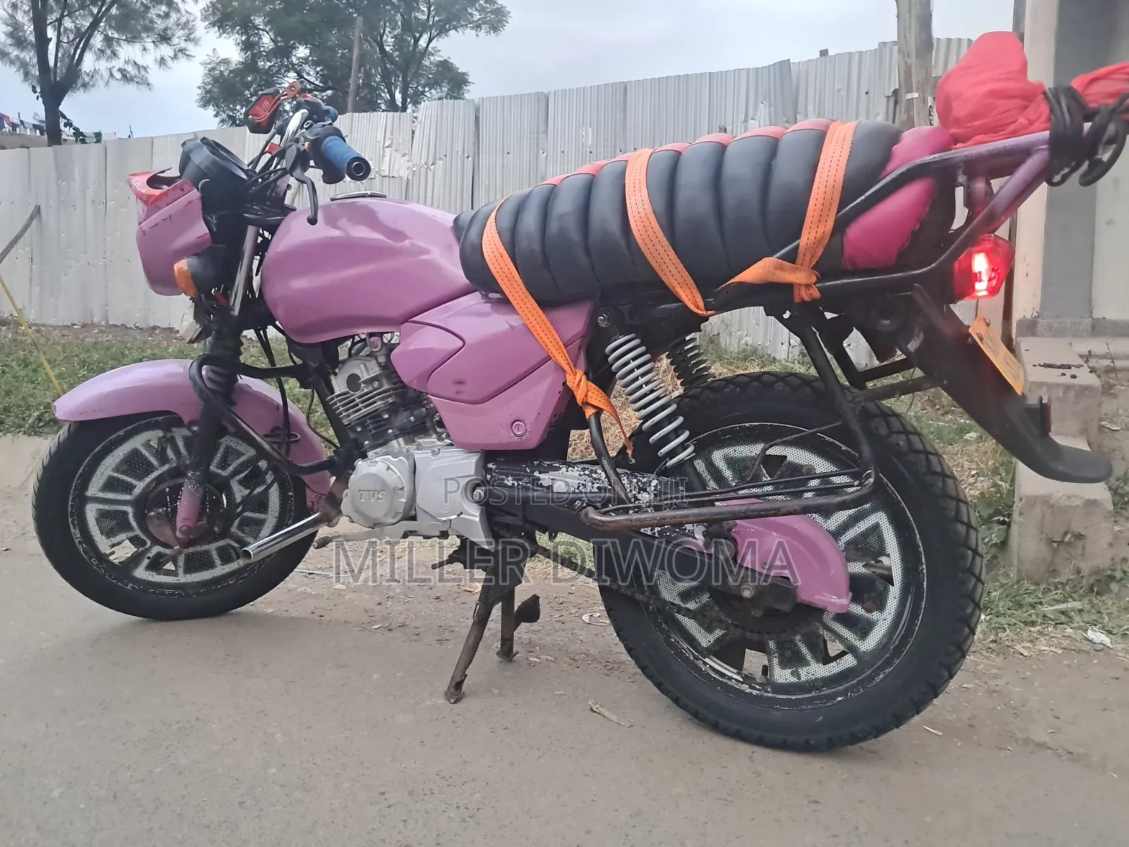 TVS HLX 125 2025 Red