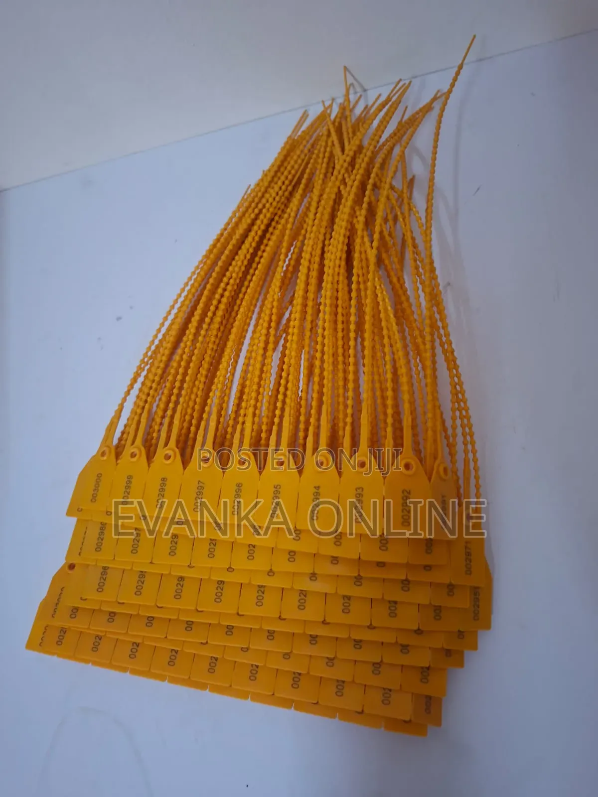 Security Zip Ties Threaded 30cm - Colored And Numbered