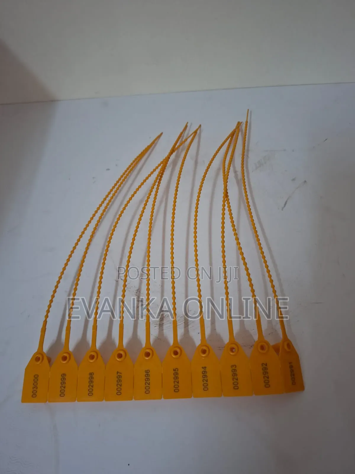 Security Zip Ties Threaded 30cm - Colored And Numbered