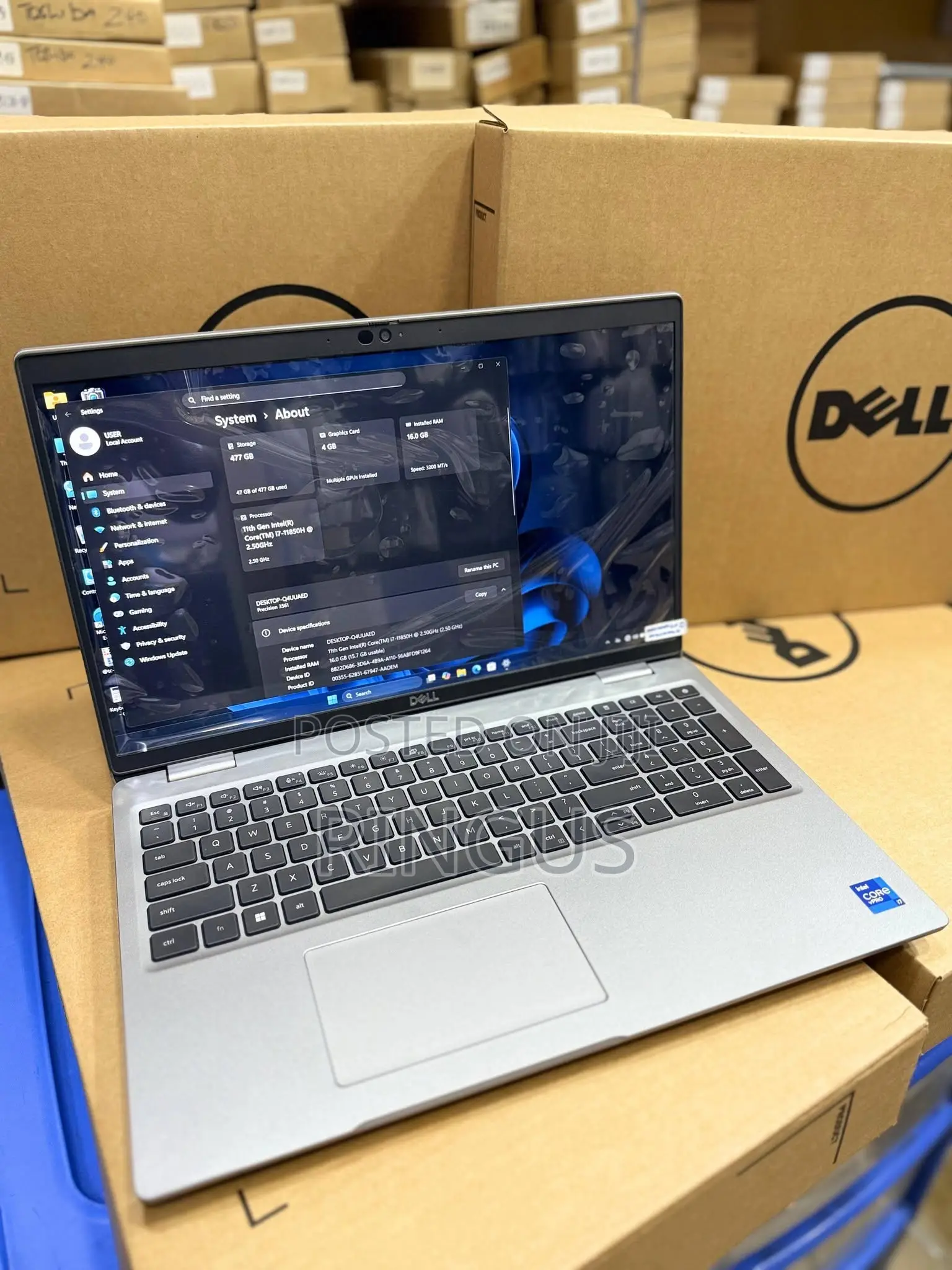 New Laptop Dell Latitude 5310 8GB Intel Core i5 SSD 256GB