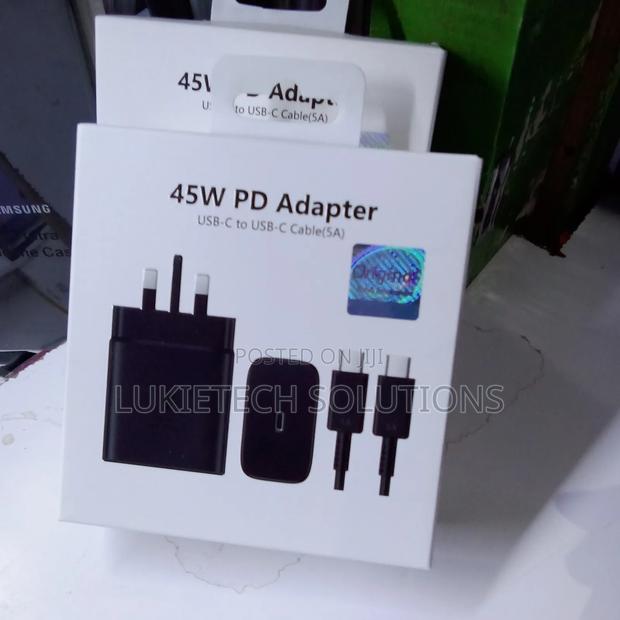 Samsung Charger 45 Watts Complete With Cable