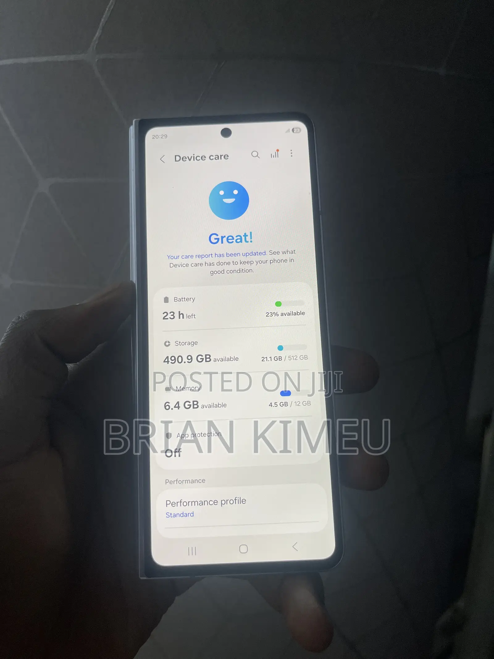 Samsung Galaxy Fold 5G 512 GB Blue
