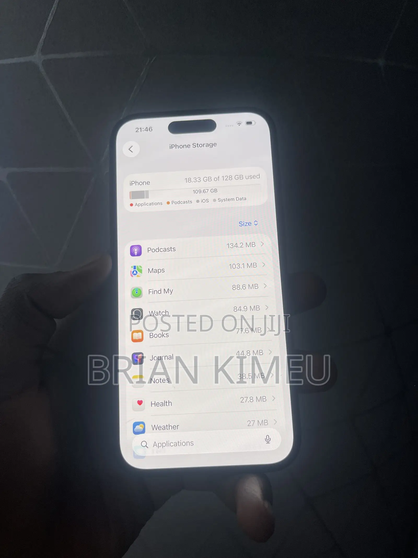 Apple iPhone 15 128 GB Black