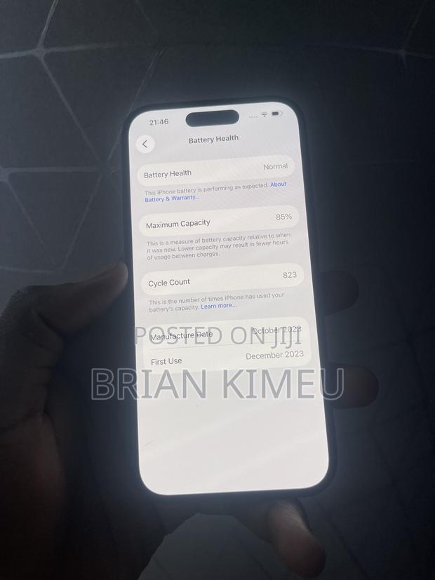 Apple iPhone 15 128 GB Black - thumbnail 4