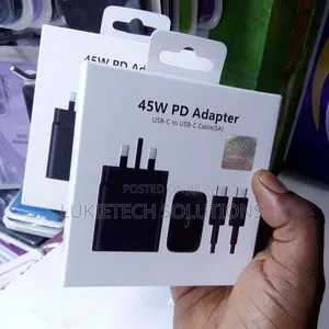 45 Watts Samsung Charger With One Meter Fast Cable