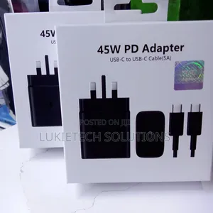45 Watts Samsung Charger, Super Fast Charging With One Meter Cable