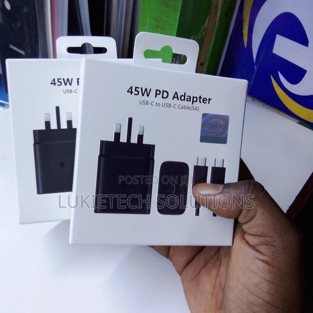 45 Watts Samsung Charger, Super Fast Charging With One Meter Cable - thumbnail 2