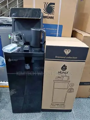 Black Nunix Bottom Load Hot and Cold Water Dispenser With Music System