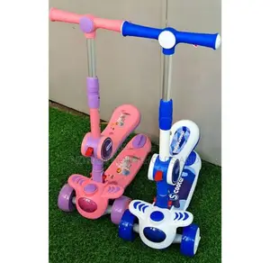 2-in-1 Kids Scooter – Adjustable Height, Foldable Design