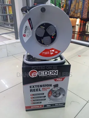 Edon Pro Extension Reel 50m Heavy Duty Cable