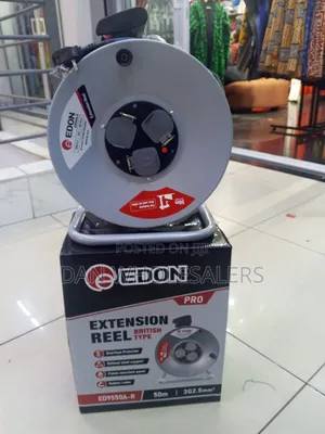 Edon Pro Extension Reel 50m Multi Socket Reel