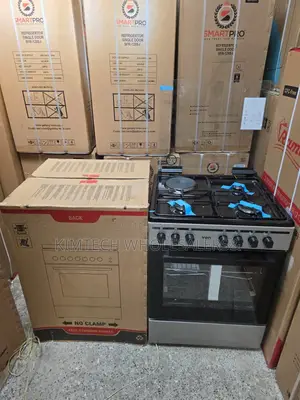 60*60 Von Cooker 3 Gas + 1 Electric Standing Cooker