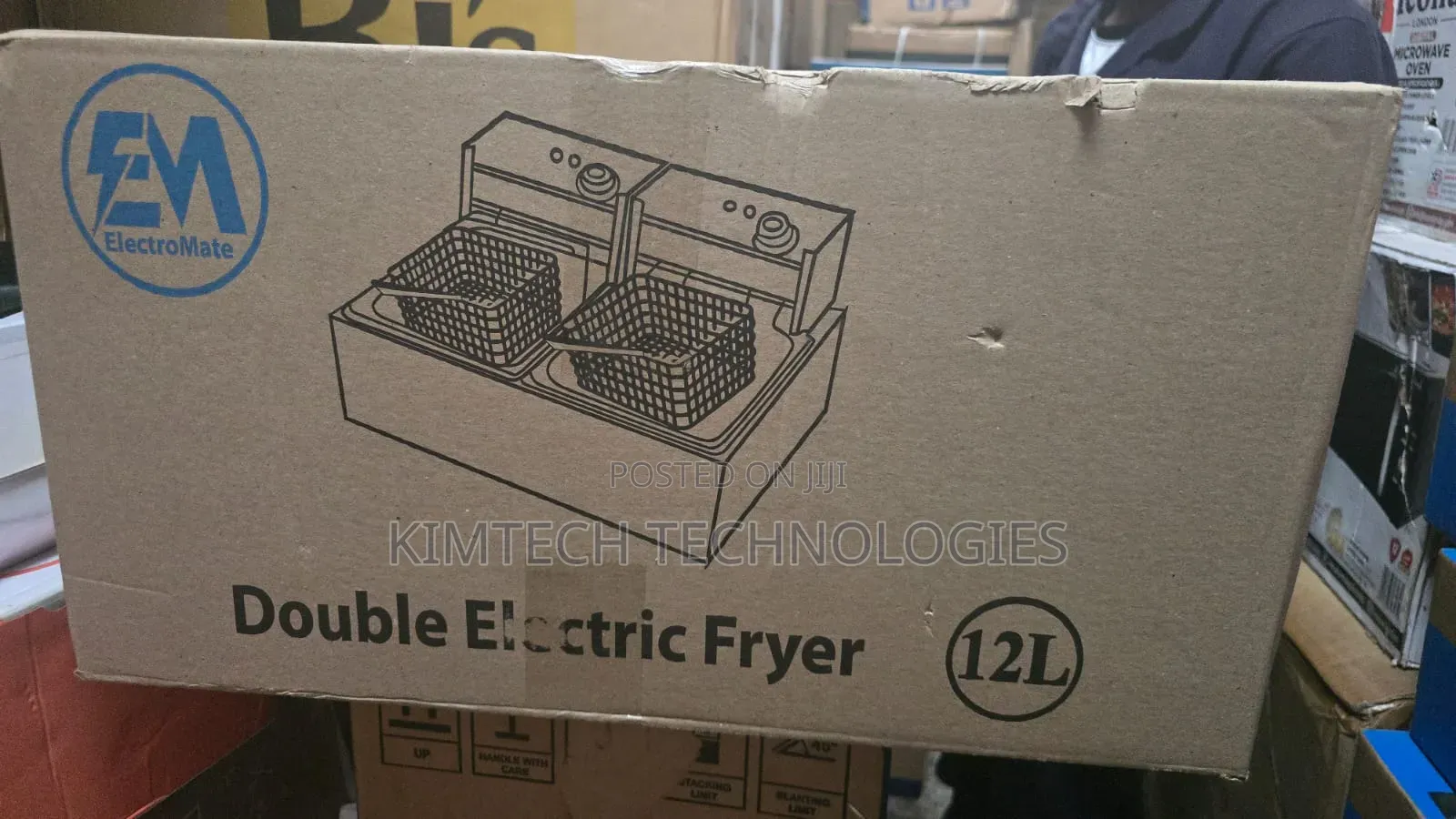 Electromate Double Deep Fryer
