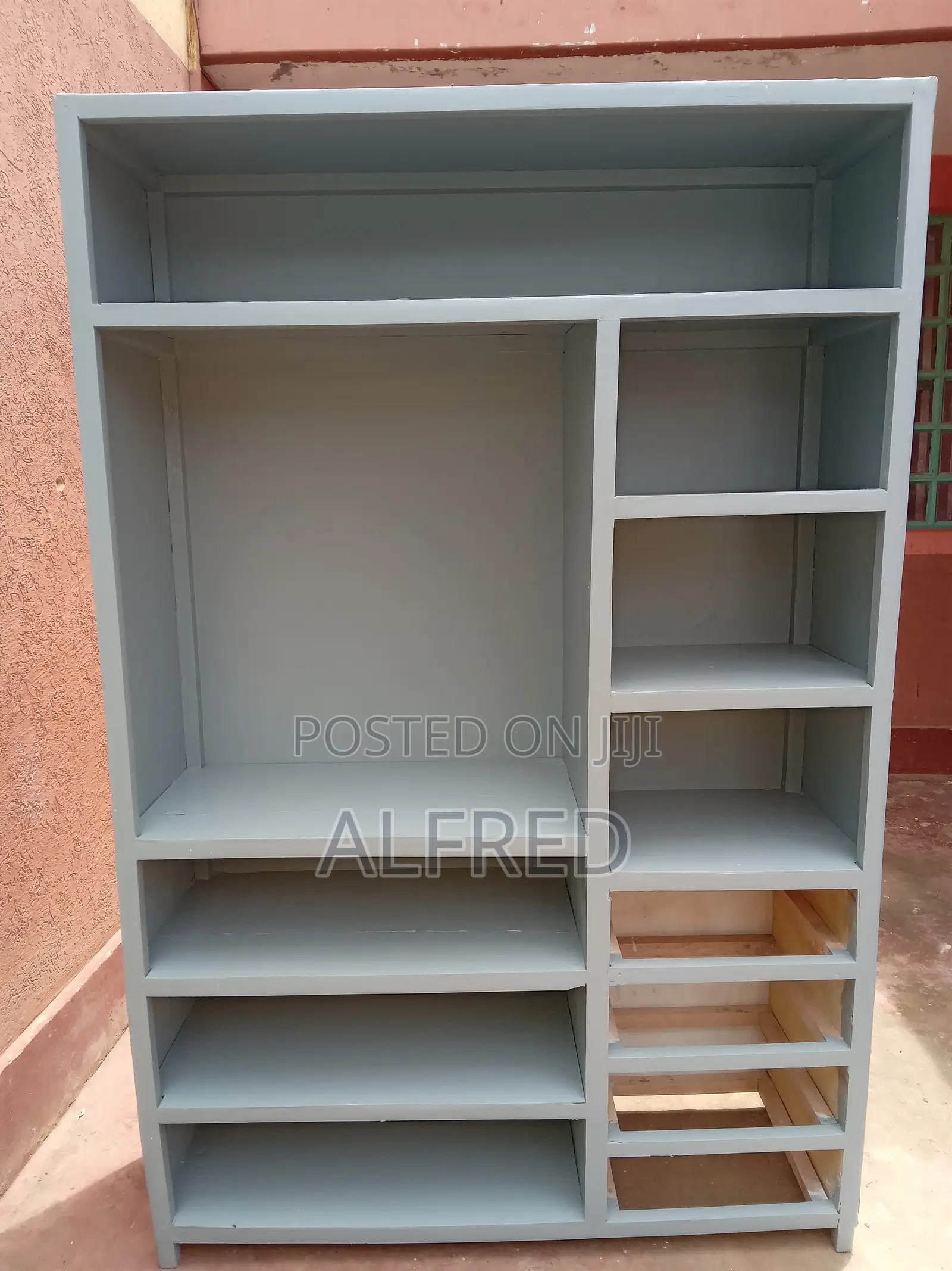 Modern Grey Wardrobe – Custom Made