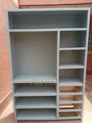 Modern Grey Wardrobe – Custom Made