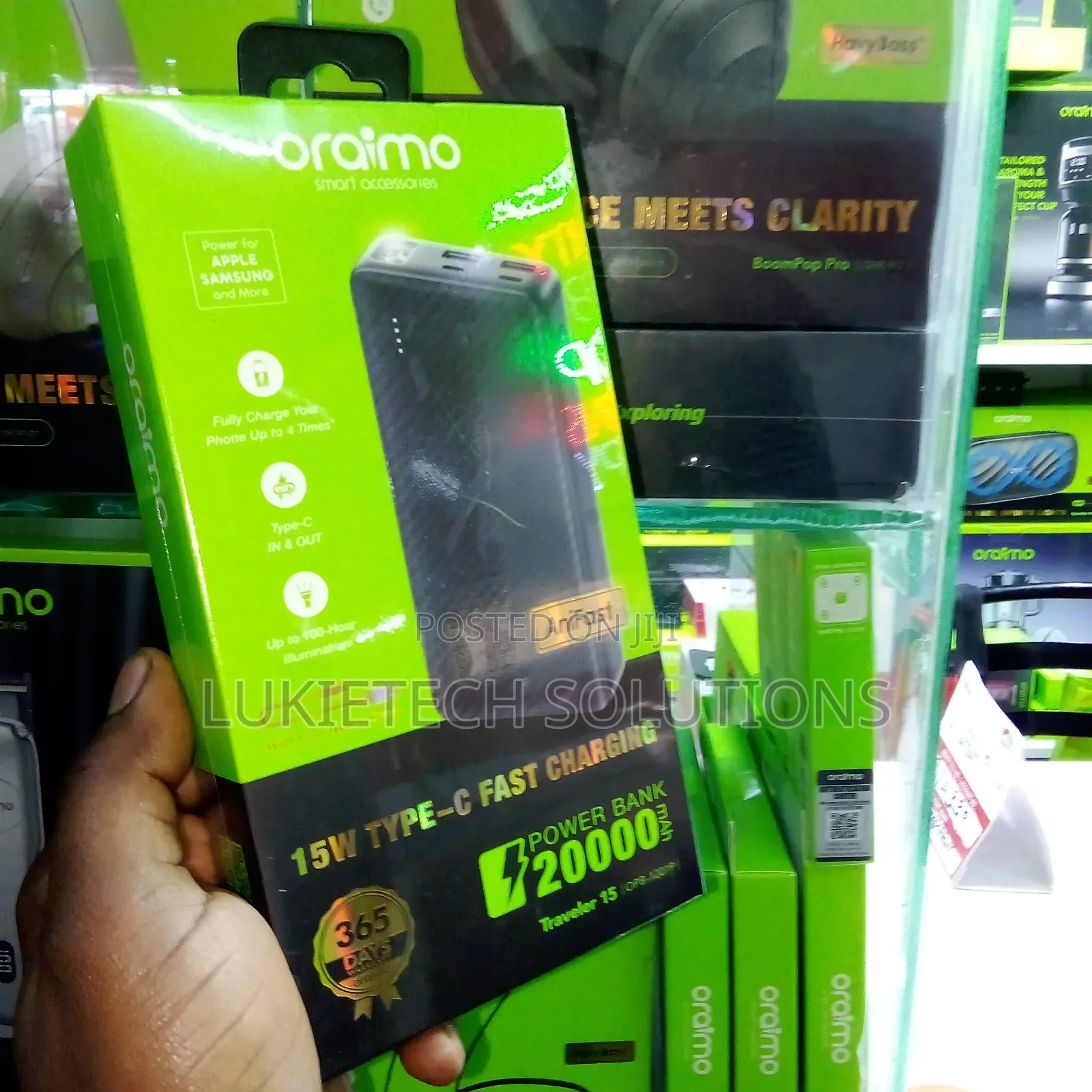 Powerbank Oraimo 20000mah Efficient Reliable Powerbank Ready to Use