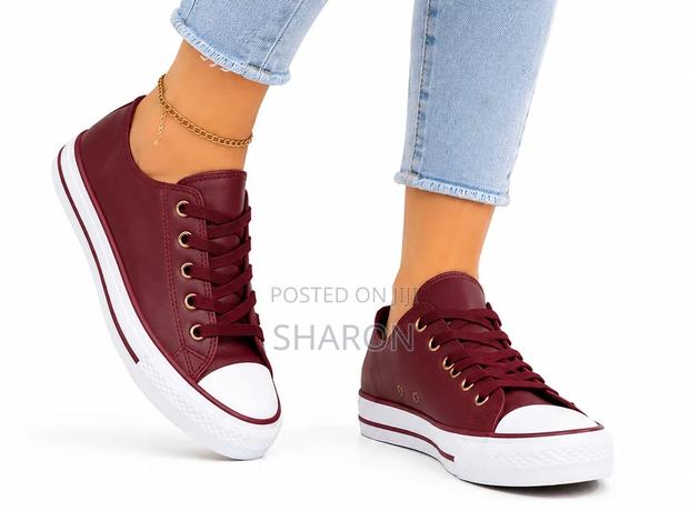 Casual Wear, Unisex Leather Converse - thumbnail 3