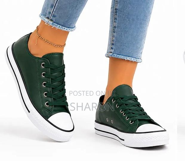 Casual Wear, Unisex Leather Converse - thumbnail 5