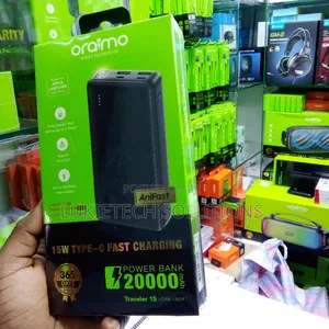 Oraimo Powerbank 20000mah, Fully Charge Phone Upto Four Times