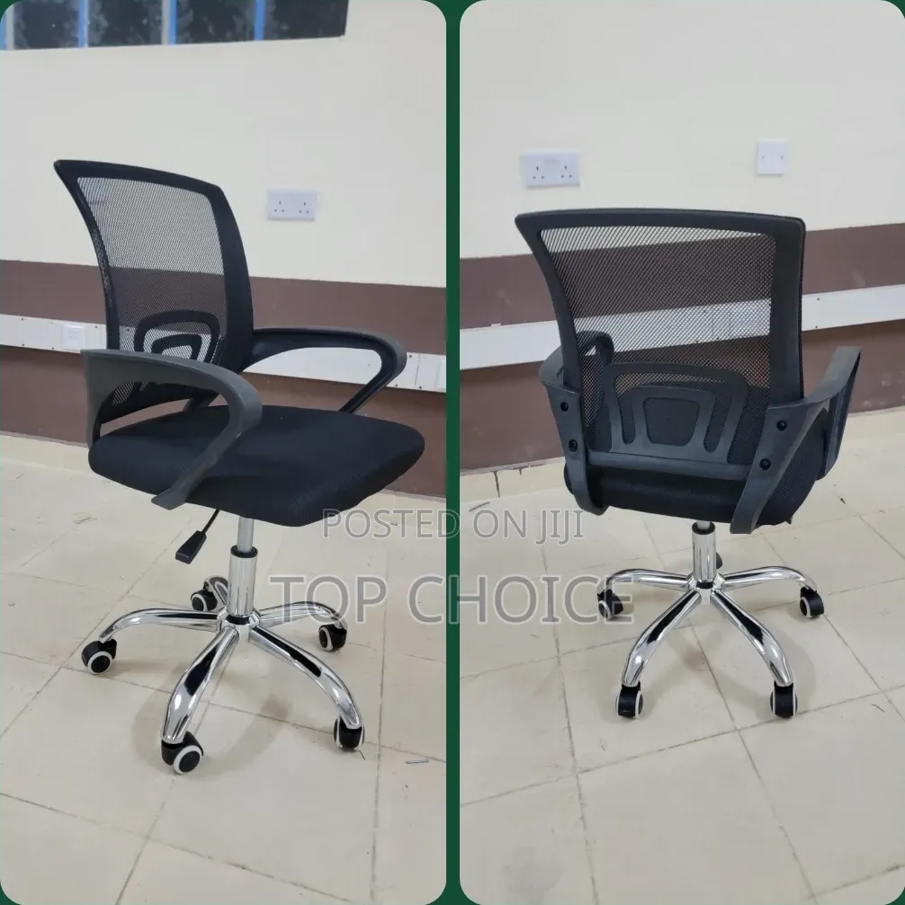 Office Chair , Mesh Mid - Back.