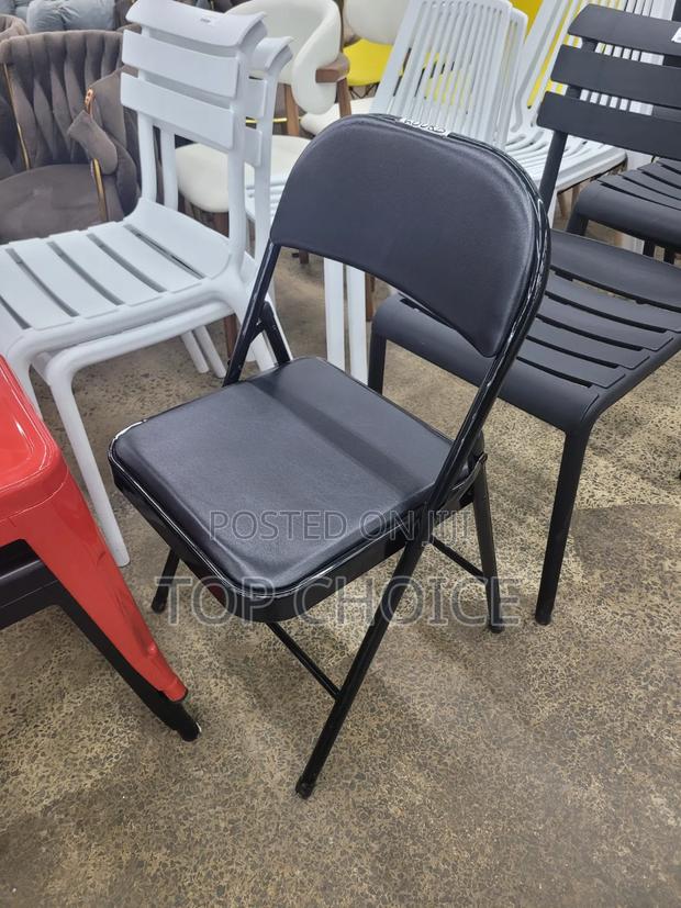 Black Foldable Chairs - thumbnail 2