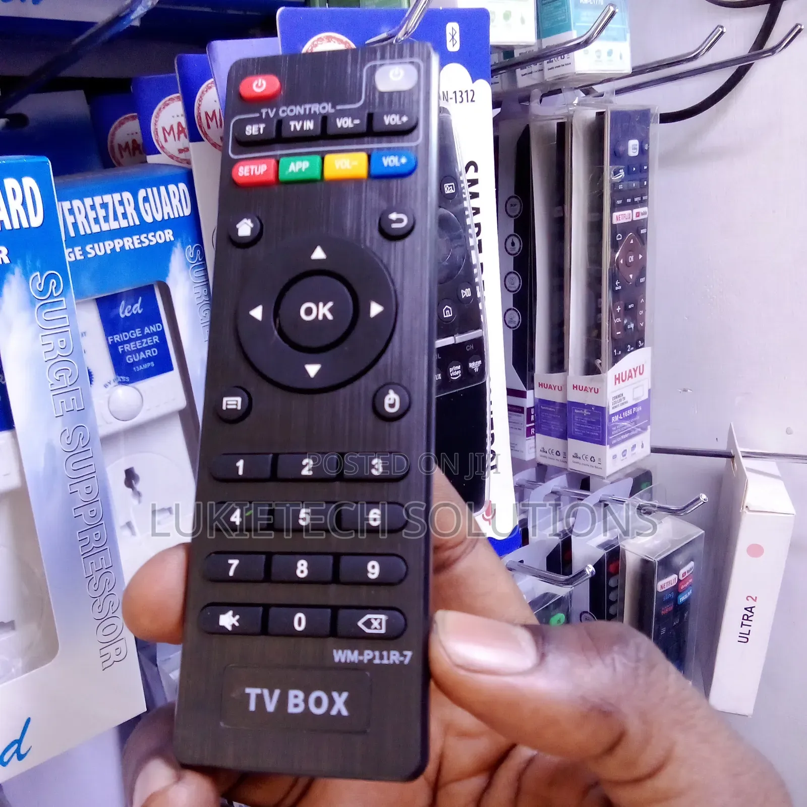 Tv Box Remote Control, Battery Powered