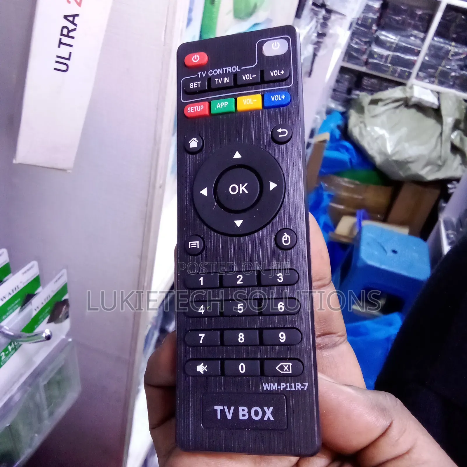 Tv Box Remote Control, Battery Powered