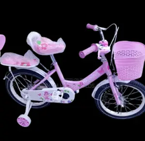 Size 20 Kids' Pink Princess Bicycle