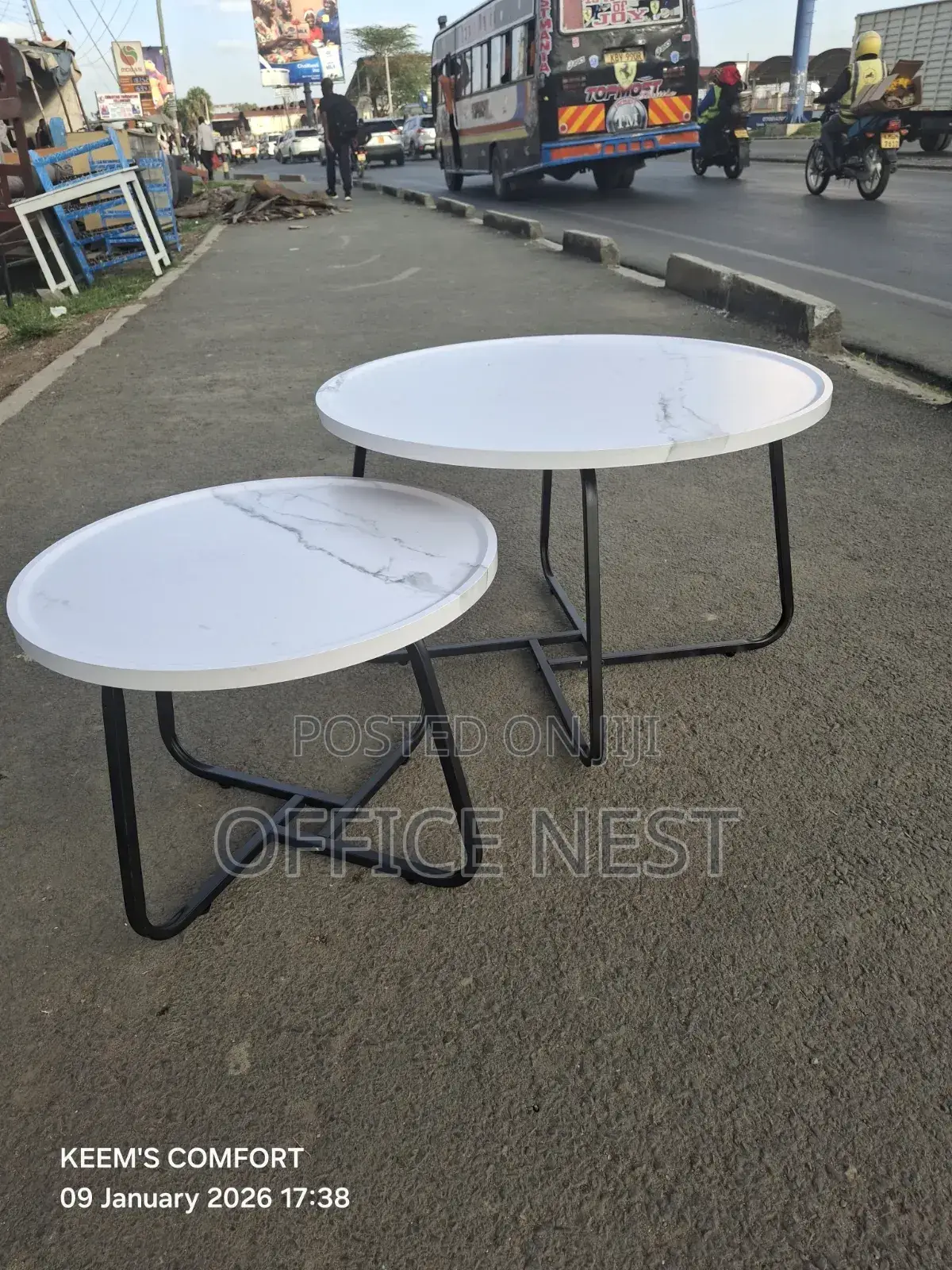 Modern Nesting Table 2 in 1