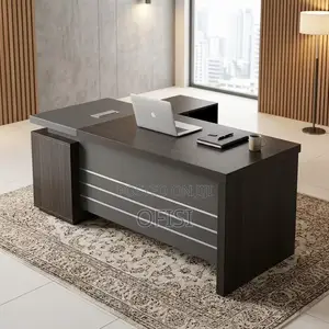 Office Desk; Modern 1.6m Solid Wood Executive Office Desk