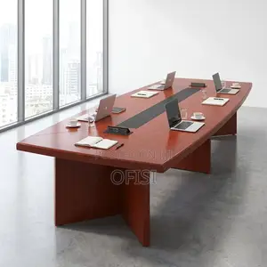 Boardroom Table; 14 - 16 Seater Mahogany Executive Boardroom Table
