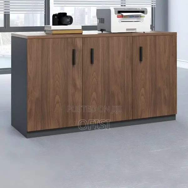Office Cabinet; 3 Door Wooden Office Credenza Cabinet