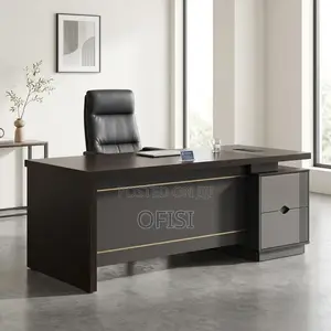 Office Desk; L-Shaped Executive 1.8 Meter Office Table With Drawers