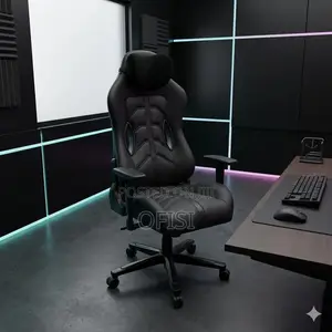 Gaming Chair; Modern Leather Executive Gamer's Gaming Chair