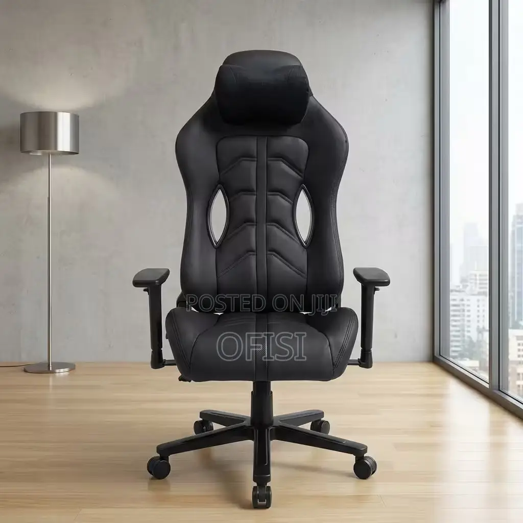 Gaming Chair; Modern Leather Executive Gamer's Gaming Chair