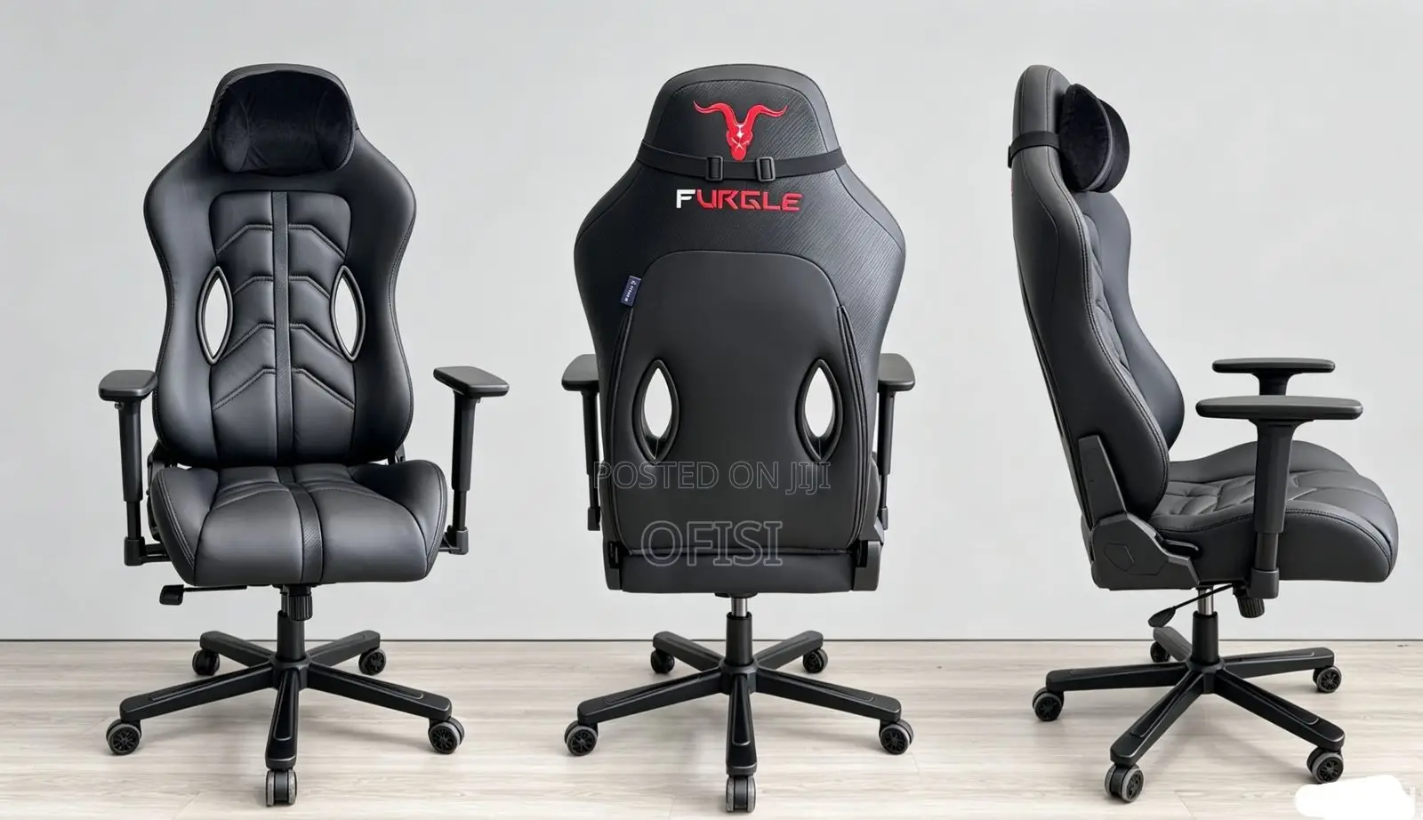 Gaming Chair; Modern Leather Executive Gamer's Gaming Chair