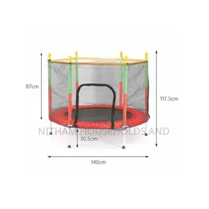 4ft Trampoline for Kids With Safety Enclosure