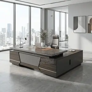 Office Desk; 2.4 Meter Executive Directors Office Desk