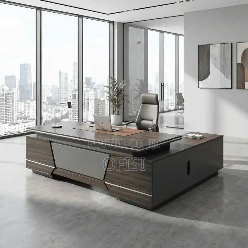 Office Desk; 2.4 Meter Executive Directors Office Desk